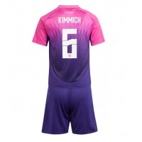 Nemecko Joshua Kimmich #6 Vonkajší Detský futbalový dres ME 2024 Krátky Rukáv (+ trenírky)
